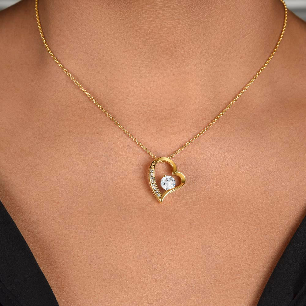 Mother & Daughters Heart Necklace Mother's Day Gift