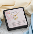Mum to Be - Necklace Gift for New Mother Personalised Message Card