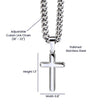 To My Son - Religious Cross Pendant Gift For Birthday, Confirmation Gift