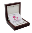 To My Mother - Sterling Silver Necklace With Personalised Custom Message Card - Gift from Son / Daughter